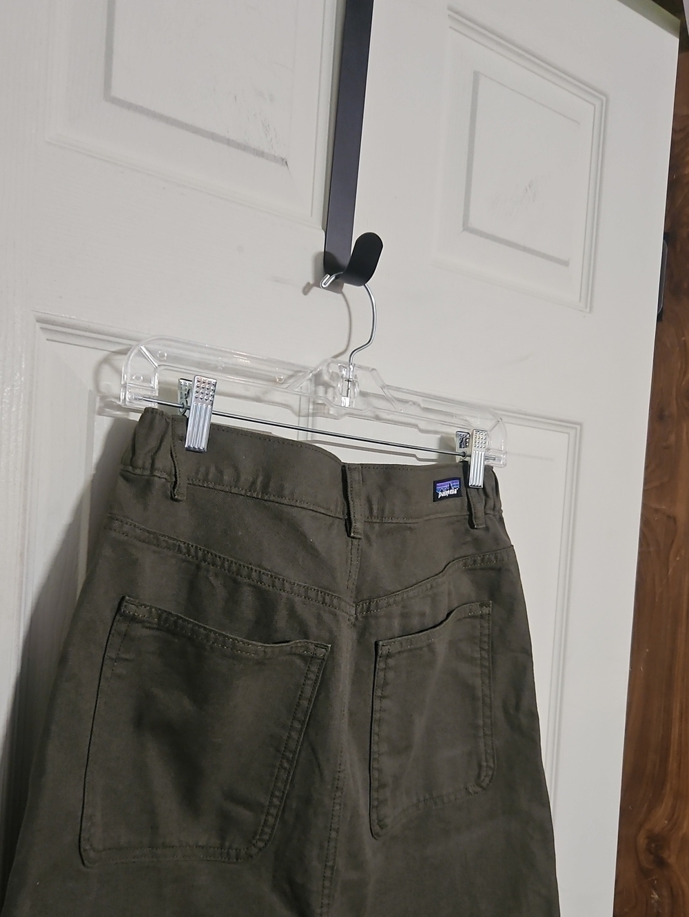 Patagonia Women's Point Reyes Canvas Skirt: BASIN GREEN: NEW WITH TAGS: Size S - Picture 4 of 5